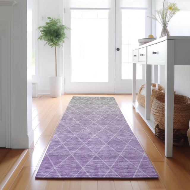 Dalyn Lazio LZ2 Lavender Rug shown in a room