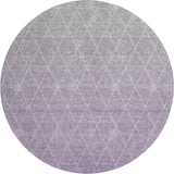 Dalyn Lazio LZ2 Lavender Rug round rug