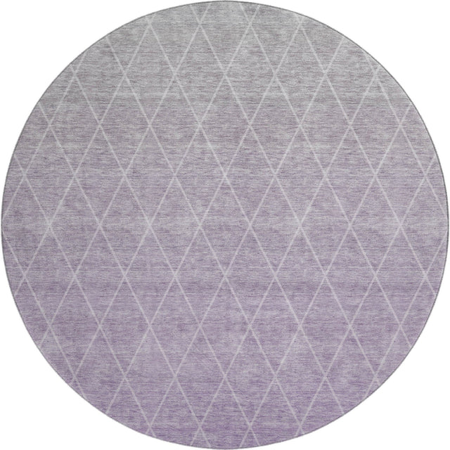 Dalyn Lazio LZ2 Lavender Rug round rug