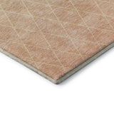Dalyn Lazio LZ2 Salmon Rug corner detail