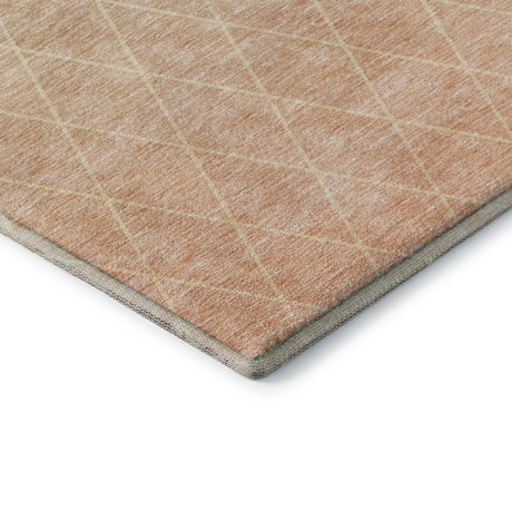Dalyn Lazio LZ2 Salmon Rug corner detail