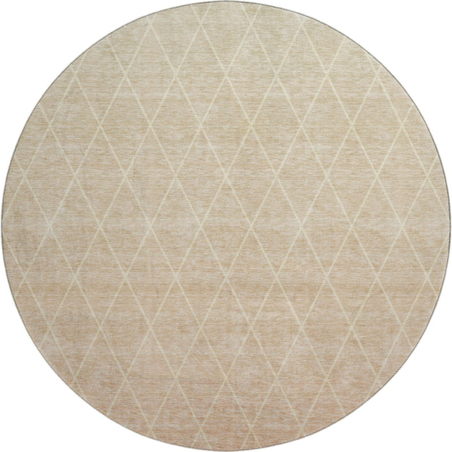 Dalyn Lazio LZ2 Salmon Rug round rug