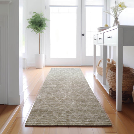 Dalyn Lazio LZ2 Taupe Rug shown in a room