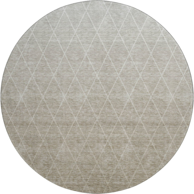 Dalyn Lazio LZ2 Taupe Rug round rug