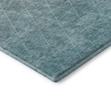Dalyn Lazio LZ2 Teal Rug corner detail