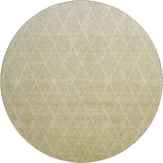 Dalyn Lazio LZ2 Wheat Rug round rug