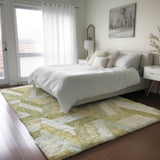 Dalyn Lorenzo LN1 Aloe Rug shown in a room