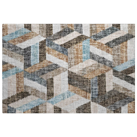 Dalyn Lorenzo LN1 Brown Rug rectangular rug