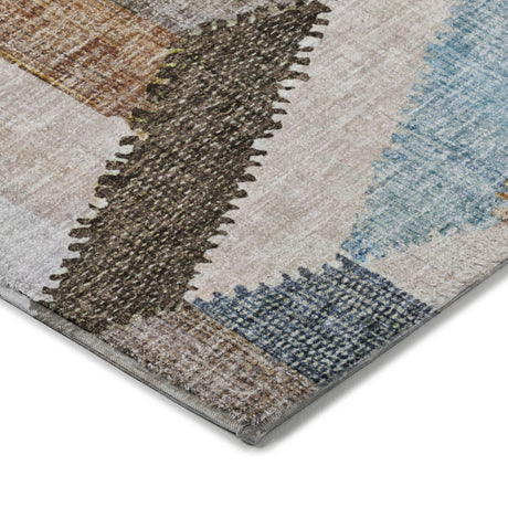 Dalyn Lorenzo LN1 Brown Rug corner detail