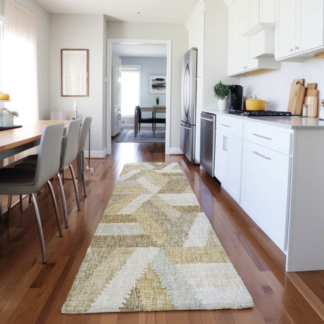 Dalyn Lorenzo LN1 Tan Rug shown in a room