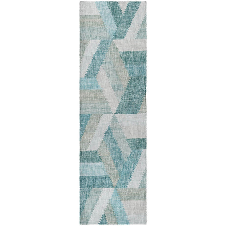 Dalyn Lorenzo LN1 Teal Rug runner rug