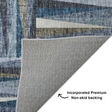 Dalyn Lorenzo LN2 Denim Rug backing detail