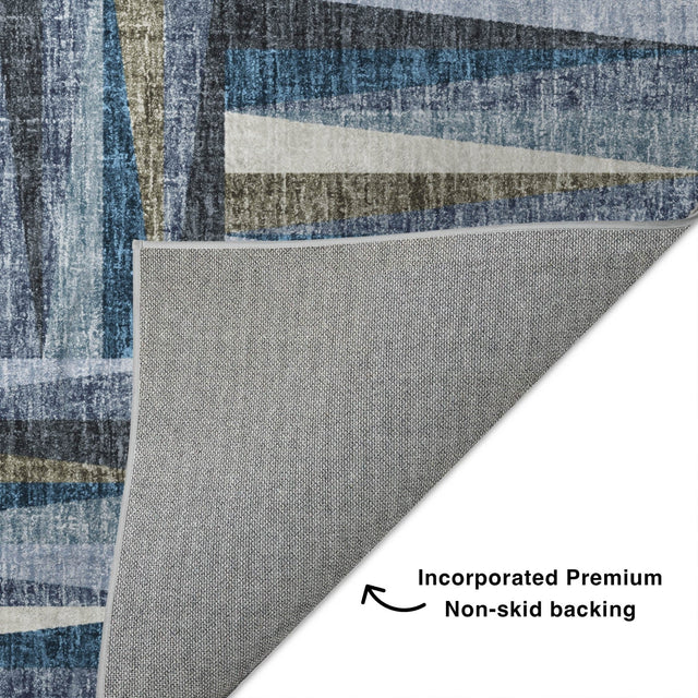 Dalyn Lorenzo LN2 Denim Rug backing detail