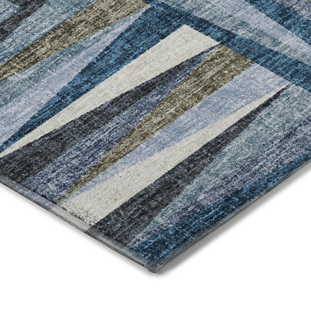 Dalyn Lorenzo LN2 Denim Rug corner detail