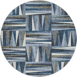 Dalyn Lorenzo LN2 Denim Rug round rug