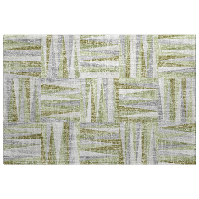 Dalyn Lorenzo LN2 Green Rug rectangular rug