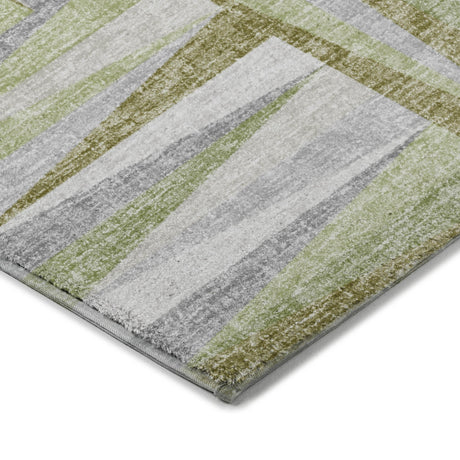 Dalyn Lorenzo LN2 Green Rug corner detail