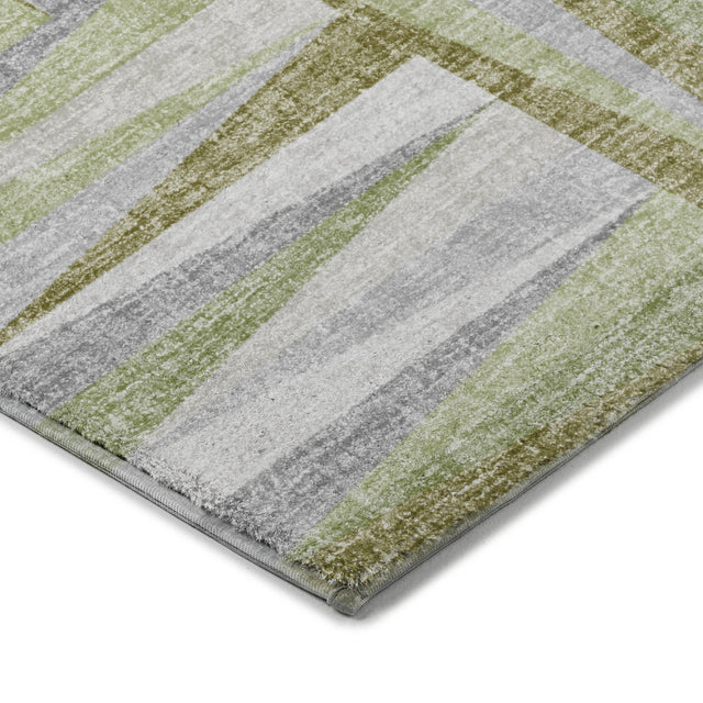 Dalyn Lorenzo LN2 Green Rug corner detail