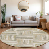 Dalyn Lorenzo LN2 Linen Rug shown in a room