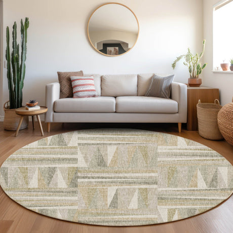 Dalyn Lorenzo LN2 Linen Rug shown in a room