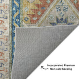 Dalyn Lorenzo LN3 Ivory Rug backing detail