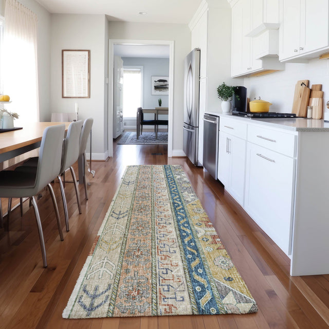 Dalyn Lorenzo LN3 Ivory Rug shown in a room