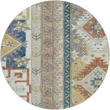 Dalyn Lorenzo LN3 Ivory Rug round rug
