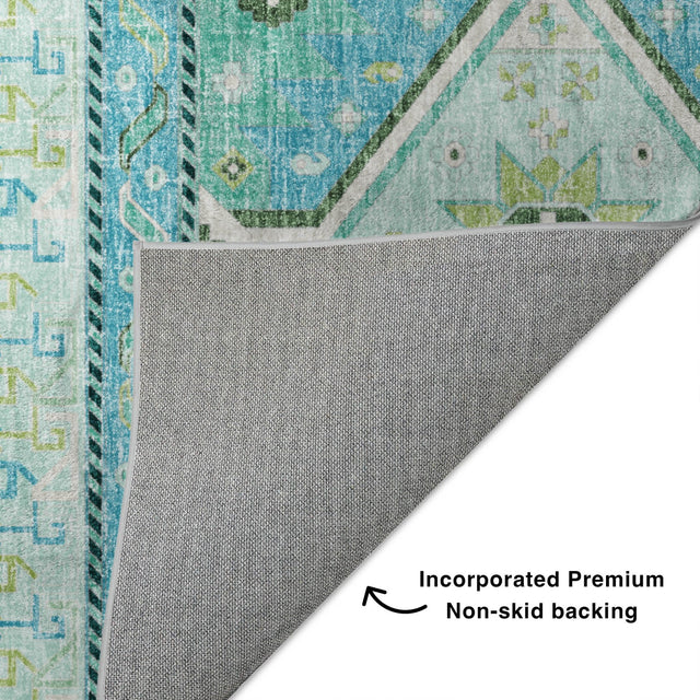 Dalyn Lorenzo LN3 Mint Rug backing detail