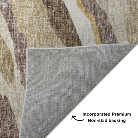 Dalyn Lorenzo LN4 Beige Rug backing detail