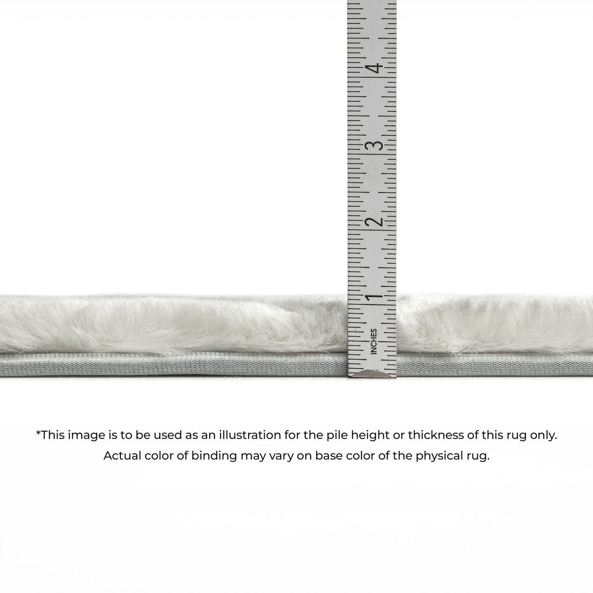 Dalyn Lorenzo LN4 Beige Rug pile height detail