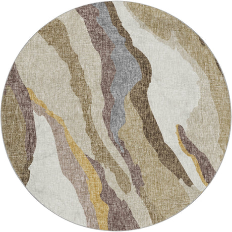 Dalyn Lorenzo LN4 Beige Rug round rug