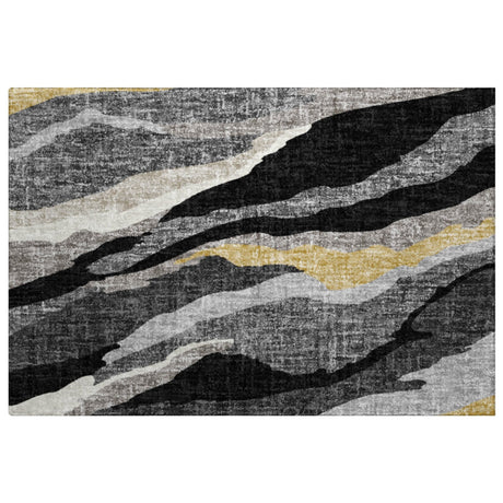 Dalyn Lorenzo LN4 Black Rug rectangular rug