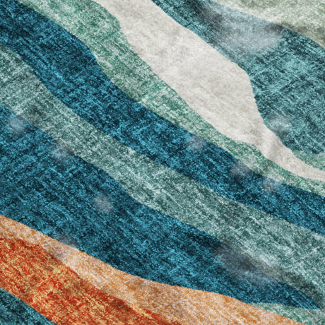 Dalyn Lorenzo LN4 Teal Rug color swatch