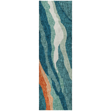Dalyn Lorenzo LN4 Teal Rug runner rug