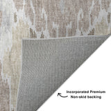 Dalyn Lorenzo LN5 Ivory Rug backing detail