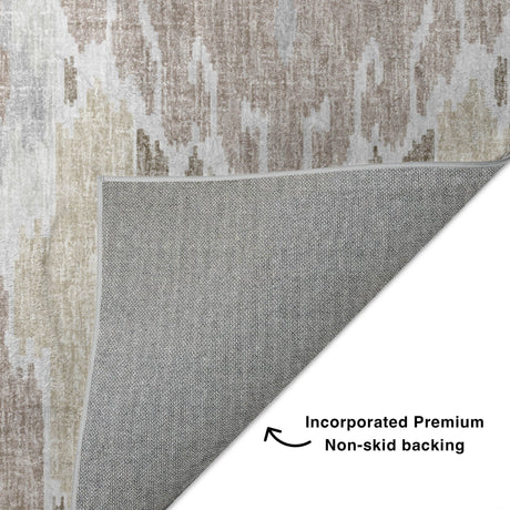 Dalyn Lorenzo LN5 Ivory Rug backing detail