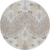 Dalyn Lorenzo LN5 Ivory Rug round rug