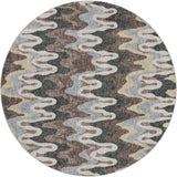 Dalyn Lorenzo LN6 Charcoal Rug round rug