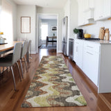 Dalyn Lorenzo LN6 Chocolate Rug shown in a room