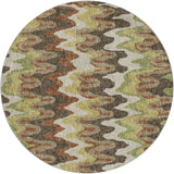 Dalyn Lorenzo LN6 Chocolate Rug round rug