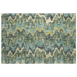 Dalyn Lorenzo LN6 Teal Rug rectangular rug