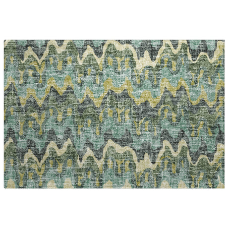 Dalyn Lorenzo LN6 Teal Rug rectangular rug