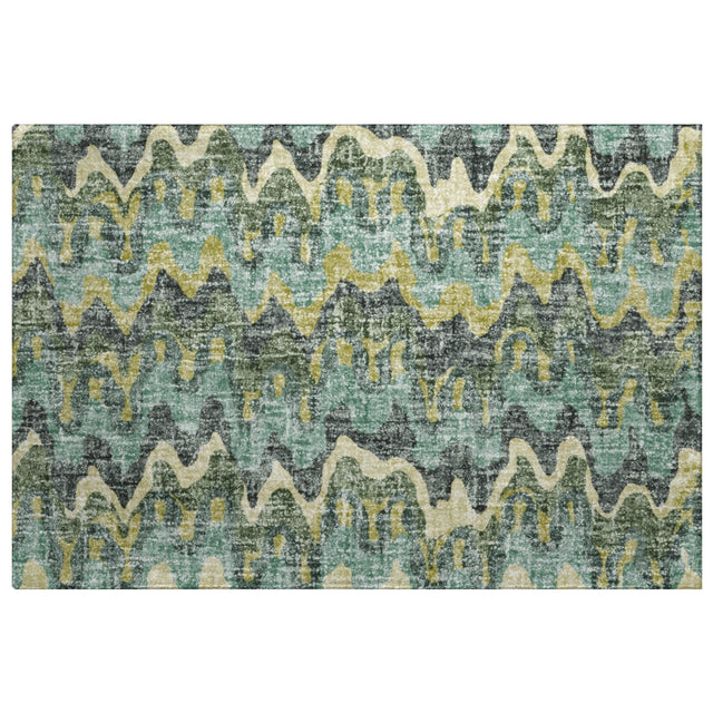 Dalyn Lorenzo LN6 Teal Rug rectangular rug