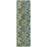 Dalyn Lorenzo LN6 Teal Rug runner rug