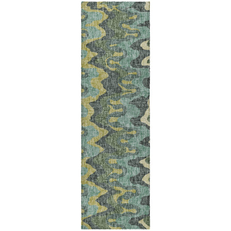 Dalyn Lorenzo LN6 Teal Rug runner rug