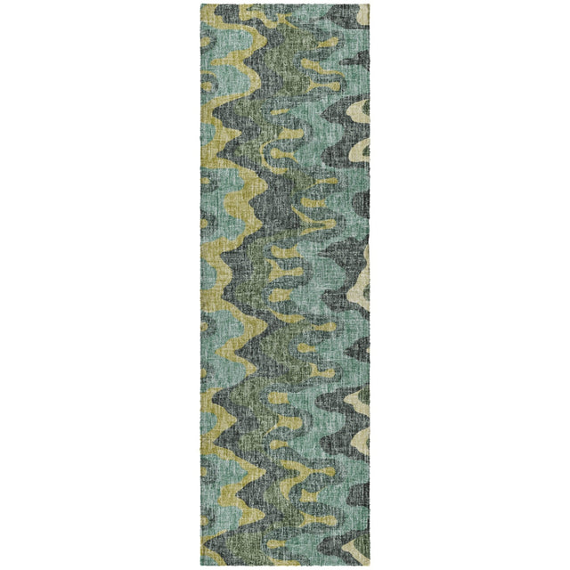 Dalyn Lorenzo LN6 Teal Rug runner rug