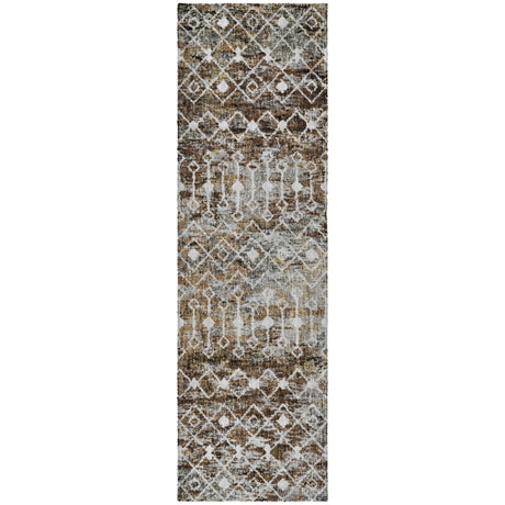Dalyn Lorenzo LN7 Brown Rug runner rug