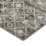 Dalyn Lorenzo LN7 Brown Rug corner detail