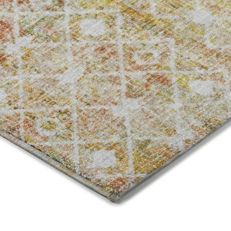 Dalyn Lorenzo LN7 Peach Rug corner detail