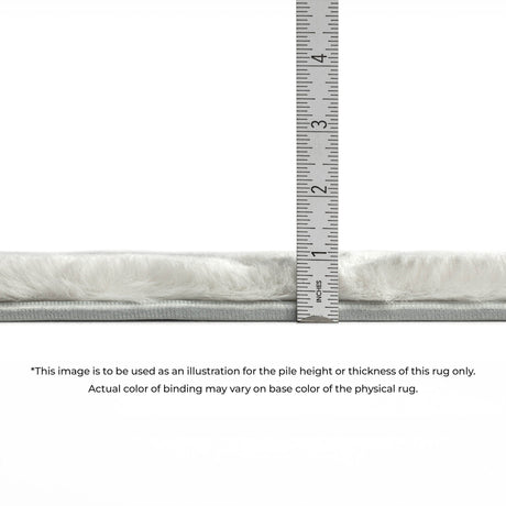 Dalyn Lorenzo LN7 Peach Rug pile height detail